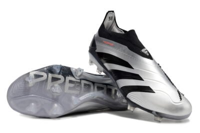 Adidas  Predator 24 FG Silver Black