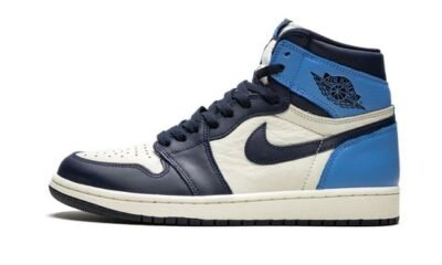 Air Jordans 1 Retro High OG “Obsidian/University Blue” 555088-140