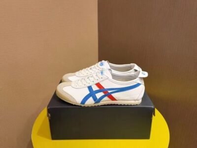 Onitsuka Tiger Mexico 66 Vintage White Directoire Blue Red