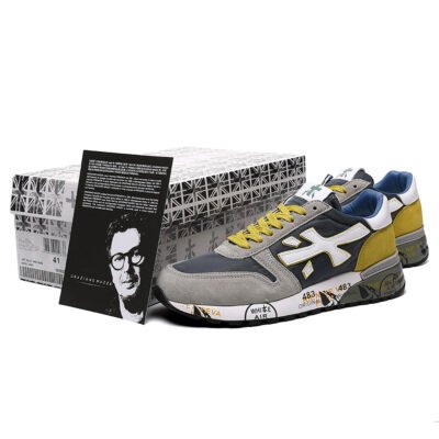 Premiata Mick grayish yellow