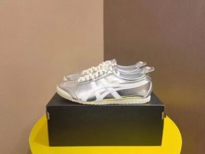 Onitsuka Tiger Mexico 66 Silver Off White