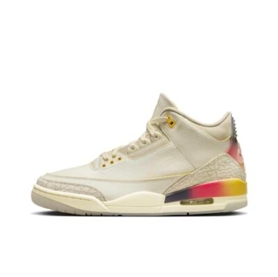 J Balvin x Jordan Air Jordan 3 Retro SP”Medellín Sunset Leather Sunset Gradient Smiling Face Durable