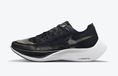 Nike ZoomX Vaporfly Next% 2 Black Metallic Gold Coin
