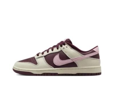 Nike Dunk Low”Night Maroon and Medium SoftPink