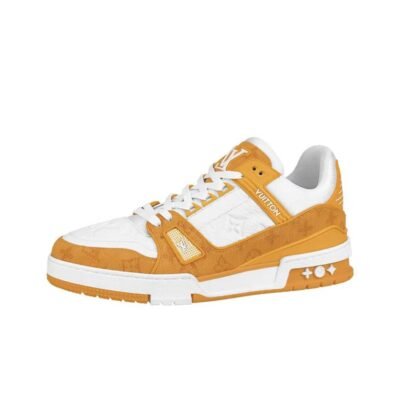 Louis Vuitton LV Trainer White Yellow