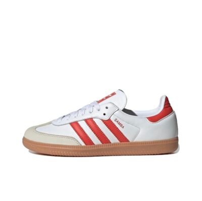 adidas Samba OG White Solar Red Gum (Women’s)