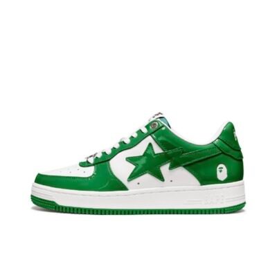 Bapesta A BATHING APE STA Low  White green