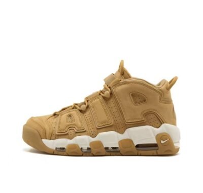 Nike Air More Uptempo Quilted Wheat Gum Light Brown (W)