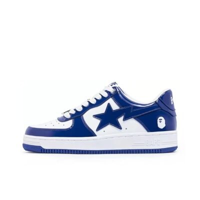 Bapesta A BATHING APE STA blue And white